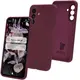 Silikonowe etui Bizon Soft Case do Samsung Galaxy A56 5G ciemnofioletowe
