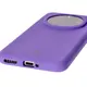 Silikonowe etui Bizon Soft Case do Honor Magic7 Pro fioletowe