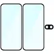 2x szkło na ekran + szkło na aparat Bizon Edge 2 Pack do Pixel 9a