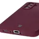 Silikonowe etui Bizon Soft Case do Samsung Galaxy A56 5G ciemnofioletowe