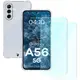 Etui + 2x szkło na ekran Bizon Case Clear Pack do Samsung Galaxy A56 5G przezroczyste