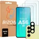 3x szkło na ekran + 1x na aparat BIZON Clear 2 Pack do Samsung Galaxy A56 5G
