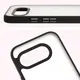 Etui Bizon Case Angelo do Google Pixel 9a przydymione z czarną ramką