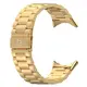 Pasek ze stali nierdzewnej Bizon Strap Watch Aura do Google Pixel Watch 3 45 mm złoty