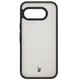 Etui Bizon Case Angelo do Google Pixel 9a przydymione z czarną ramką