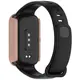Etui ze szkłem do zegarka Bizon Case+Glass Watch do Xiaomi Smart Band 9 Active / Redmi Smart Band 3 różowe