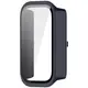 Etui ze szkłem do zegarka Bizon Case+Glass Watch do Xiaomi Smart Band 9 Active / Redmi Smart Band 3 niebieskie