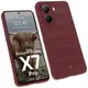 Pancerne etui Bizon Case Tur do Xiaomi Poco X7 Pro ciemnofioletowe