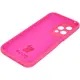 Silikonowe etui Bizon Soft Case do Honor 200 Lite neonowo-różowe