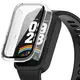 Etui ze szkłem do zegarka Bizon Case+Glass Watch do Xiaomi Smart Band 9 Active / Redmi Smart Band 3 przezroczyste