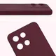 Silikonowe etui Bizon Soft Case do Motorola Moto G15 / G15 Power ciemnofioletowe