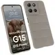 Pancerne etui Bizon Case Tur do Motorola Moto G15 / G15 Power jasnoszare
