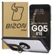 Etui z uchwytem na palec Bizon Case Hybrid Ring do Motorola Moto G05 / E15 przydymione z czarną ramką