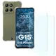 Etui + 2x szkło na ekran Bizon Case Clear Pack do Motorola Moto G15 / G15 Power