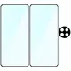 2x szkło na ekran + 1x na aparat Bizon Edge 2 Pack do OnePlus 13R