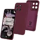 Silikonowe etui Bizon Soft Case do Motorola Moto G15 / G15 Power ciemnofioletowe