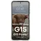 Pancerne etui Bizon Case Tur do Motorola Moto G15 / G15 Power jasnoszare