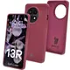 Silikonowe etui Bizon Soft Case do OnePlus 13R ciemnofioletowe