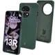 Silikonowe etui Bizon Soft Case do OnePlus 13R ciemnozielone