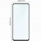 Szkło hartowane Bizon Glass Edge 2 do Motorola Moto G15 / G15 Power / G05 / E15 czarna ramka