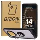 Etui z uchwytem na palec Bizon Case Hybrid Ring do Realme 14 Pro 5G przydymione z czarną ramką