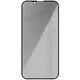 Prywatyzujące szkło hartowane Bizon Glass Edge Shadow do Apple iPhone 16e / 14 / 13 Pro / 13 przyciemniane z czarną ramką