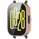 Etui ze szkłem do zegarka Bizon Case+Glass Watch do Xiaomi Redmi Watch 5 Lite różowe