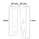 Pasek Bizon Strap Watch Nessy do Xiaomi Redmi Watch 3 czarny