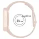 Pasek Bizon Strap Watch Dots do Xiaomi Redmi Watch 3 Active jasnoróżowy
