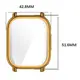 Etui z osłoną ekranu Bizon Case Watch Felipe do Xiaomi Redmi Watch 5 Active złote