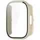 Etui ze szkłem do zegarka Bizon Case+Glass Watch do Xiaomi Redmi Watch 5 Lite beżowe