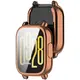 Etui z osłoną ekranu Bizon Case Watch Felipe do Xiaomi Redmi Watch 5 Active różowozłote