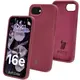 Silikonowe etui Bizon Soft Case do Apple iPhone 16e ciemnofioletowe