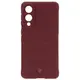Pancerne etui Bizon Case Tur do Samsung Galaxy S25 Edge burgundowe