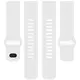 Silikonowy pasek Bizon Strap Watch Silicone do Xiaomi Redmi Watch 5 Lite / 5 Active biały