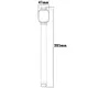 Etui z paskiem Bizon Strap + Case Watch Chain do Xiaomi Redmi Watch 3 Active różowozłote