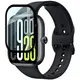 Szkło hybrydowe Bizon Glass Watch Edge Hybrid do Xiaomi Redmi Watch 5 czarne