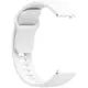 Silikonowy pasek Bizon Strap Watch Silicone do Xiaomi Redmi Watch 5 Lite / 5 Active biały
