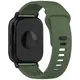 Silikonowy pasek Bizon Strap Watch Silicone do Xiaomi Redmi Watch 5 Lite / 5 Active ciemnozielony