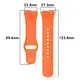 Pasek Bizon Strap Watch Dots do Xiaomi Redmi Watch 3 Active pomarańczowy