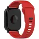 Silikonowy pasek Bizon Strap Watch Silicone do Xiaomi Redmi Watch 5 Lite / 5 Active czerwony