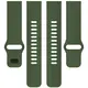 Silikonowy pasek Bizon Strap Watch Silicone do Xiaomi Redmi Watch 5 Lite / 5 Active ciemnozielony