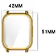 Etui z osłoną ekranu Bizon Case Watch Felipe do Xiaomi Redmi Watch 5 Lite złote