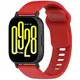 Silikonowy pasek Bizon Strap Watch Silicone do Xiaomi Redmi Watch 5 Lite / 5 Active czerwony