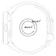 Pasek Bizon Strap Watch Nessy do Xiaomi Redmi Watch 3 czarny