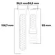 Pasek Bizon Strap Watch Octo do Redmi Watch 4 / Xiaomi Smart Band 9 Pro / 8 Pro czarno-zielony