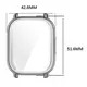 Etui z osłoną ekranu Bizon Case Watch Felipe do Xiaomi Redmi Watch 5 Active srebrne