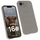 Pancerne etui Bizon Case Tur do Apple iPhone 16e jasnoszare