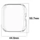 Etui z osłoną ekranu Bizon Case Watch Felipe do Xiaomi Redmi Watch 5 przeźroczyste