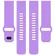 Silikonowy pasek Bizon Strap Watch Silicone do Xiaomi Redmi Watch 5 Lite / 5 Active fioletowy